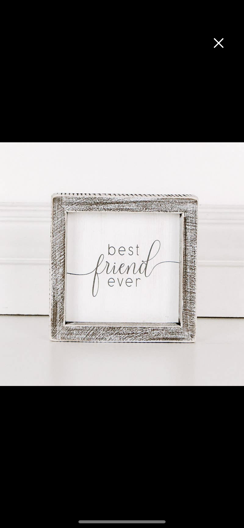 Best Friend Ever 5x5 Sign