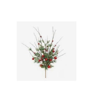 42” Pine & Berry Tree Topper