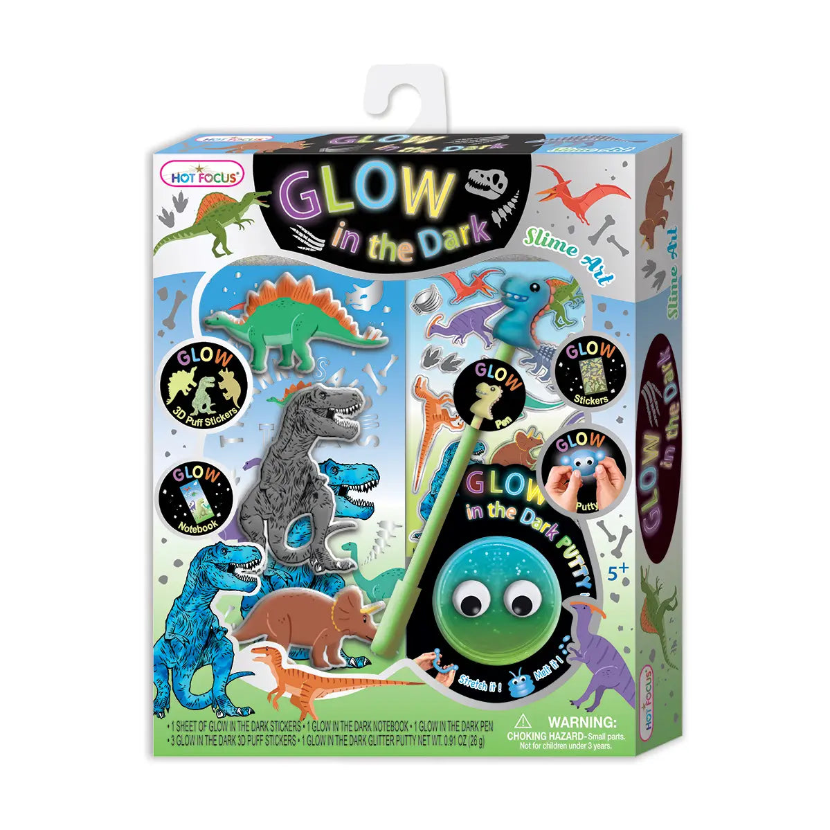 Previously ordered Glow in the Dark Slime Art,Dinosaur