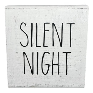 Silent Night Wood Block