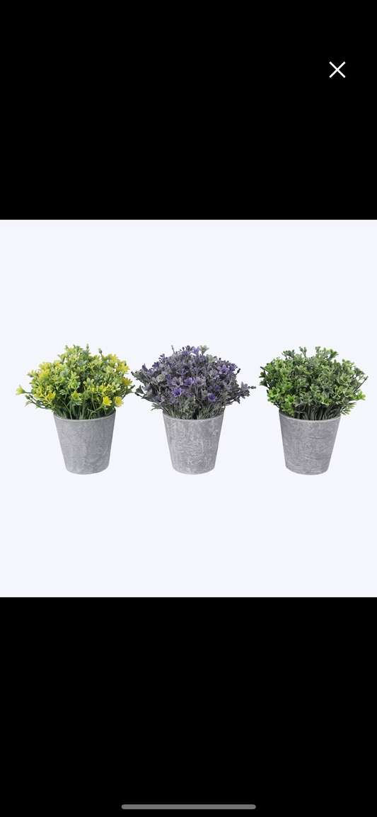 Artificial Flowers Potted Succulent