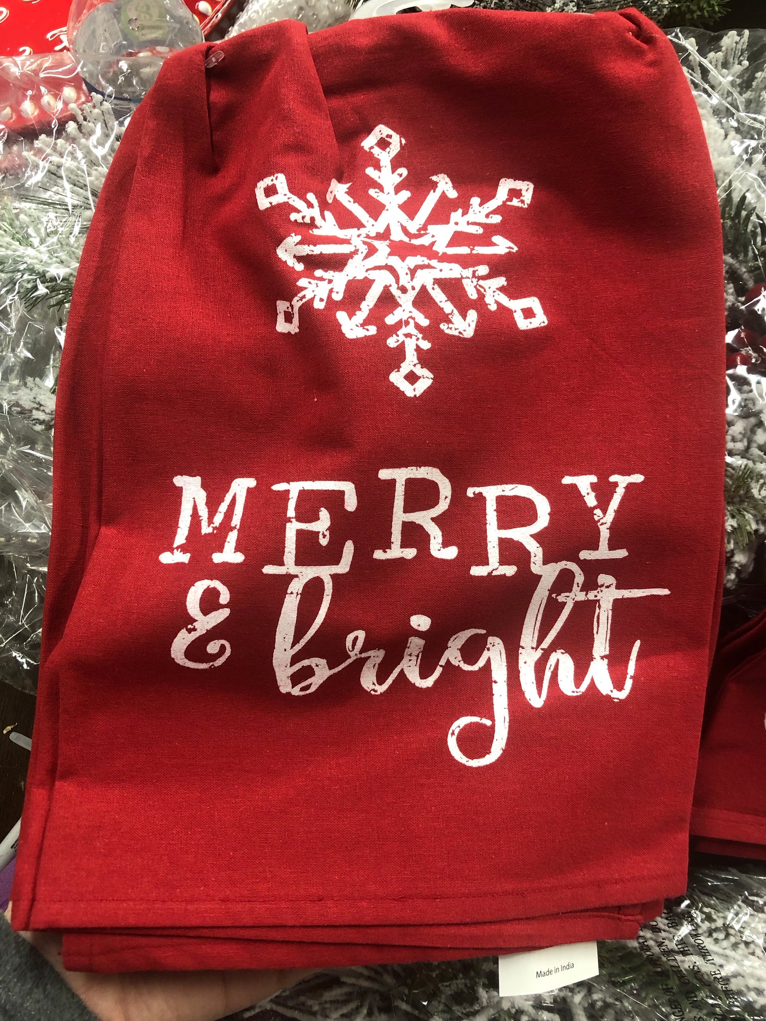Merry & Bright Dish Towel