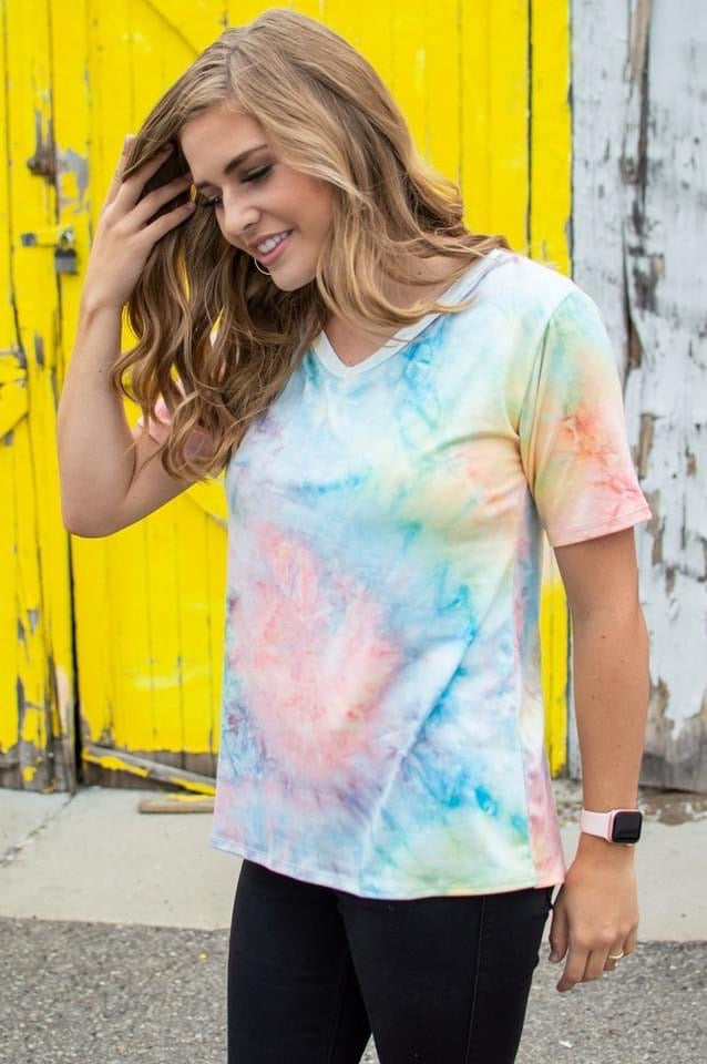 Multi color tee