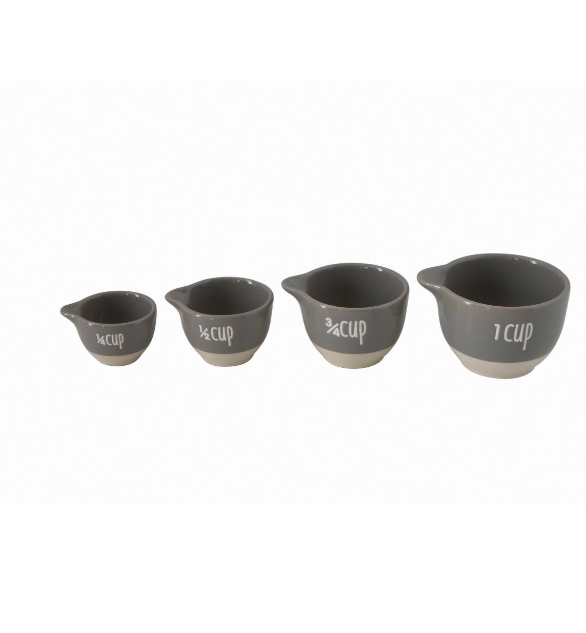 Stoneware Measuring Cups (set of 4)