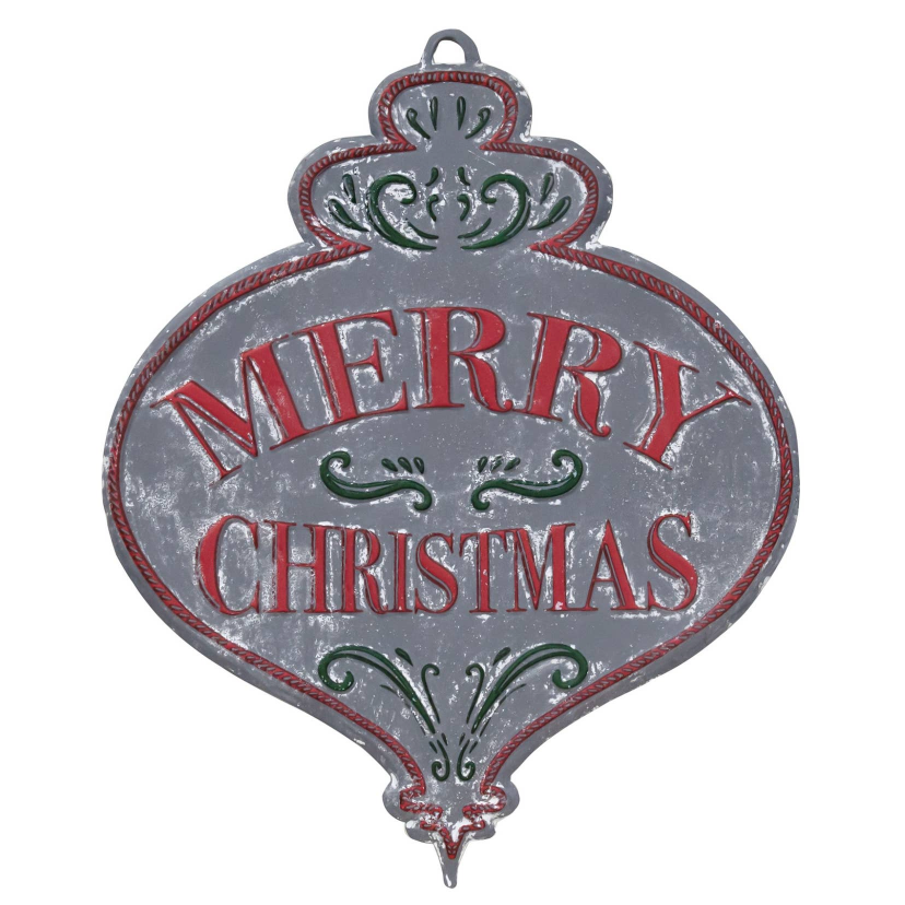 Merry Christmas Vintage Bulb Sign