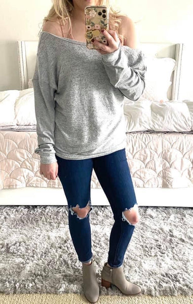 Light Gray Open Back