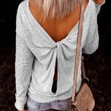 Light Gray Open Back