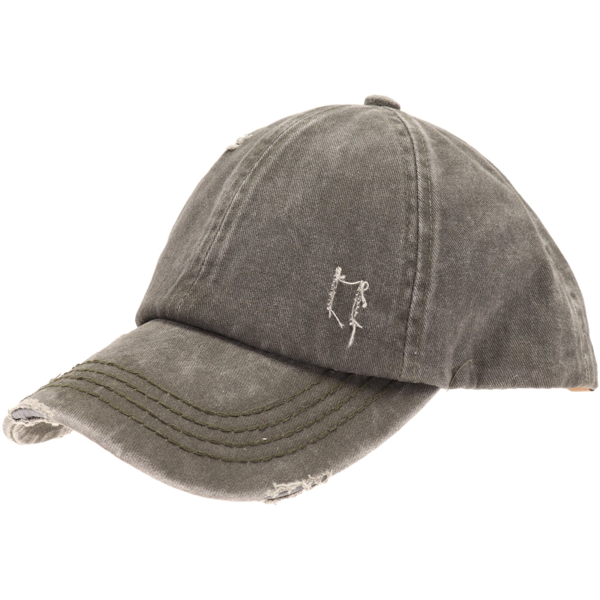 Adult CC Criss Cross Ball Cap-Charcoal
