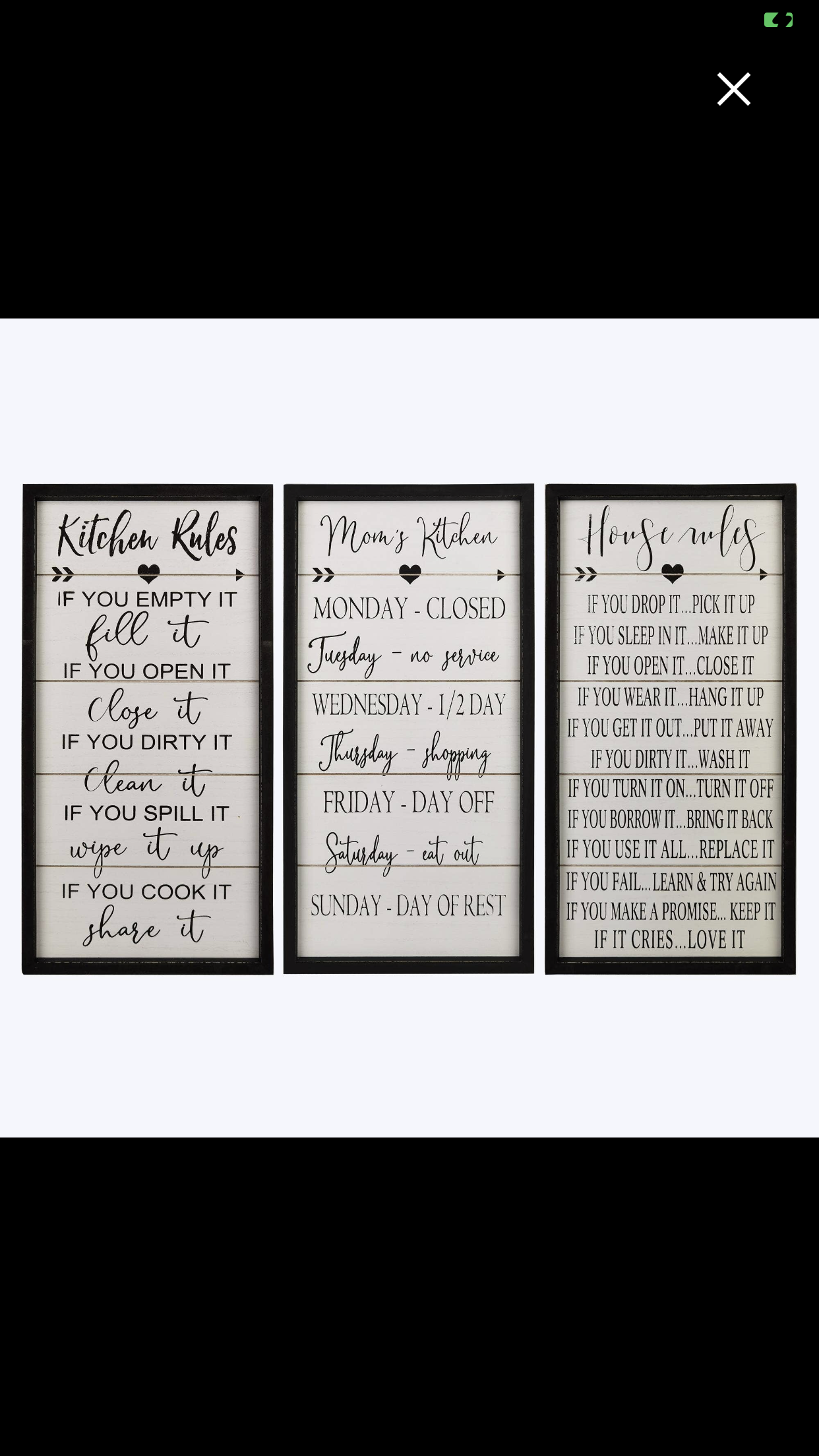 House Rules Wall Sign (Assorted)