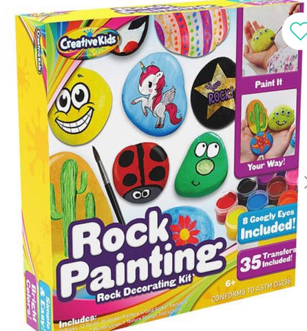 Creative kids rock painting set