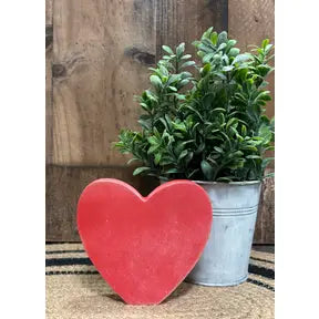 Primitive Wood Heart Red regular