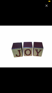 JOY Wooden Blocks set of 3