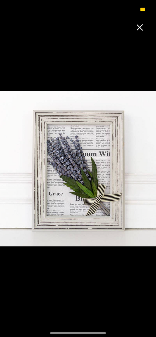 Framed Lavender