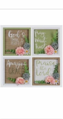 Easter Box Sign (4 Assorted)