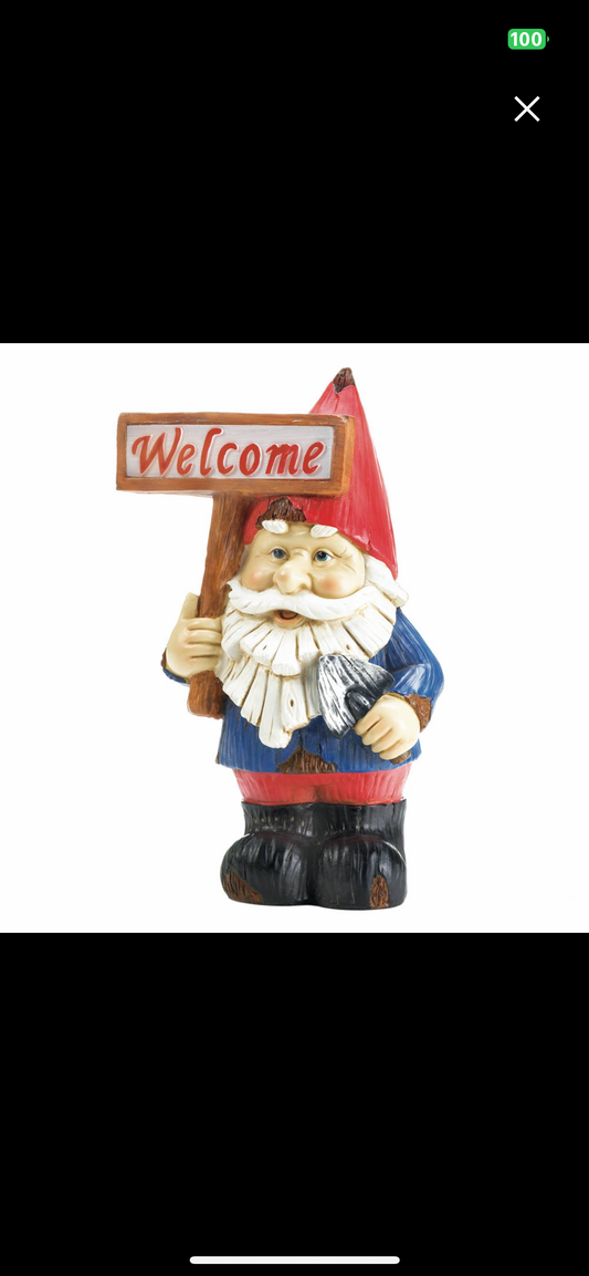 Gnome Solar Statue
