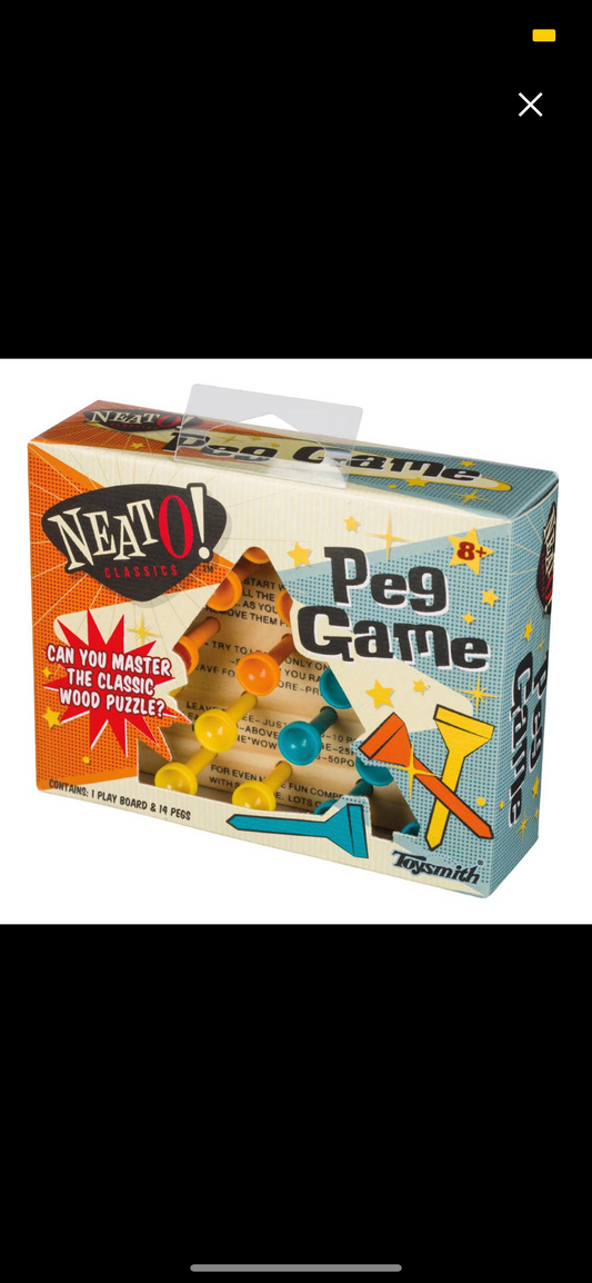 Classic Wooden Peg Game