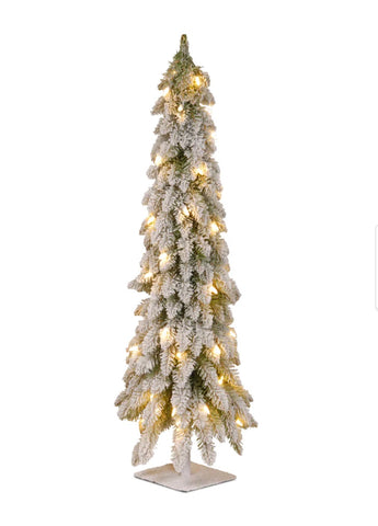 3’ LED Flocked Tree