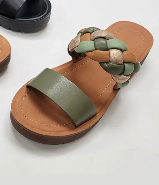 Olive sandal