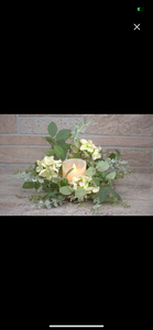 Hydrangia 4.5in Candle Wreath
