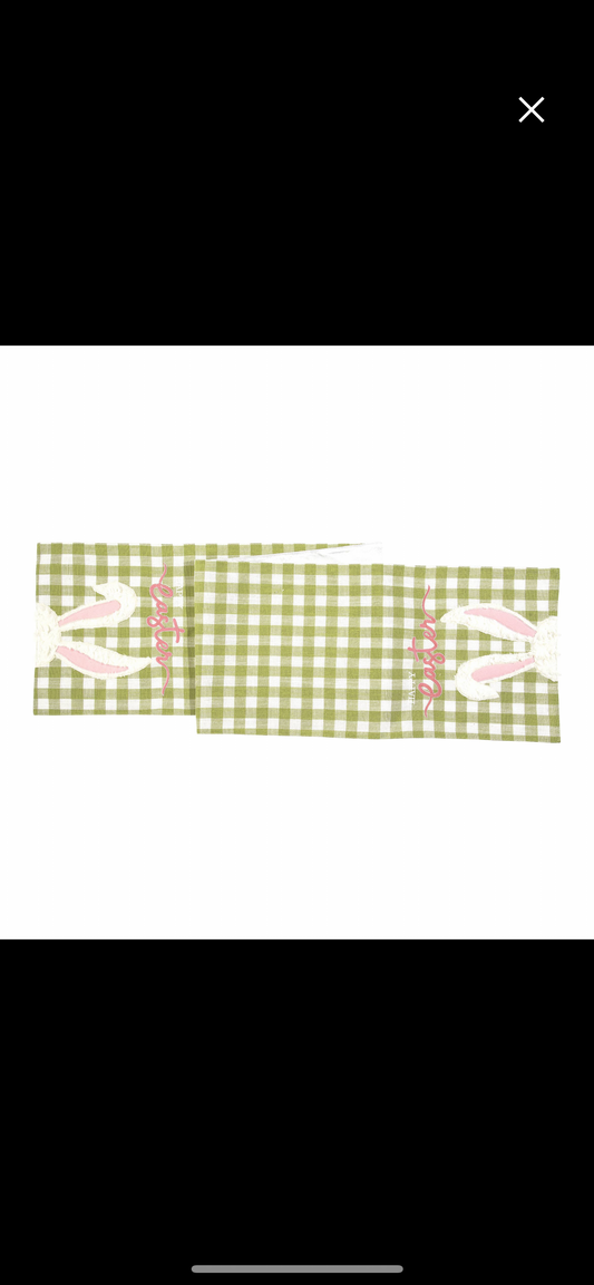 Easter Plaid Table Runner