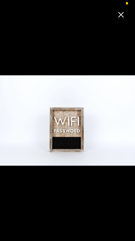 WiFi Password Sign