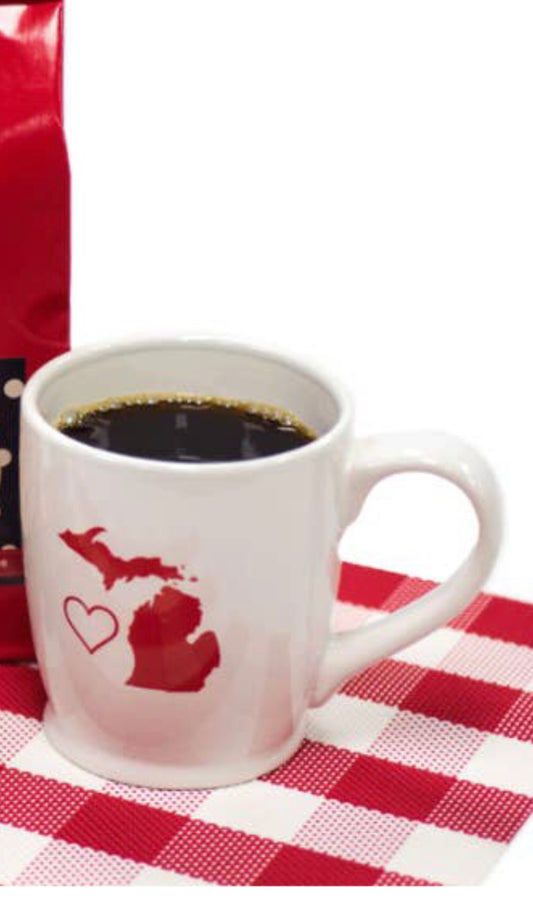 Love Michigan Coffee Mug
