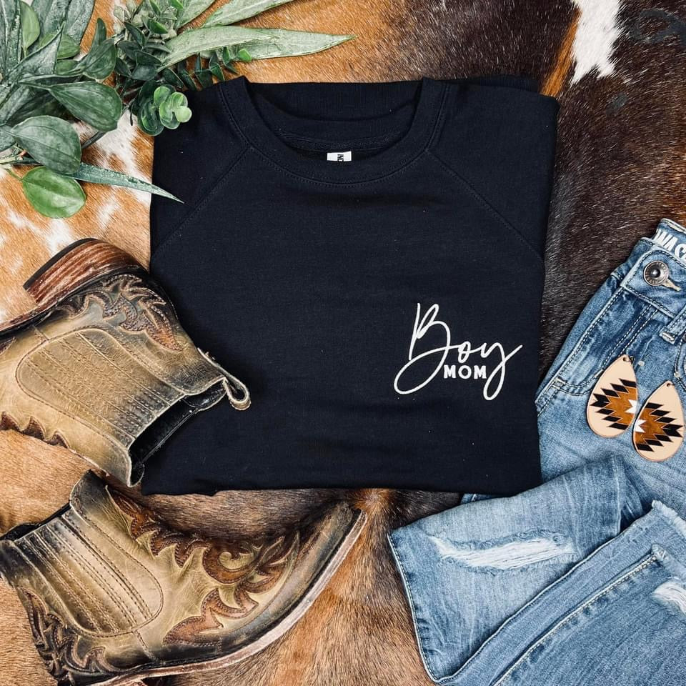 Boy mom crewneck