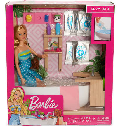 Mattel Barbie Fizzy Bath Doll and Play Set
